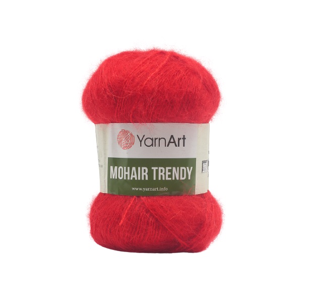 Пряжа YarnArt Mohair trendy 100г, 220м (мохер, акрил) (105 красный), 5 мотков, Mohair trendy
Пряжа YarnArt Mohair trendy 100г, 220м (мохер, акрил) (105 красный), 5 мотков, Mohair trendy