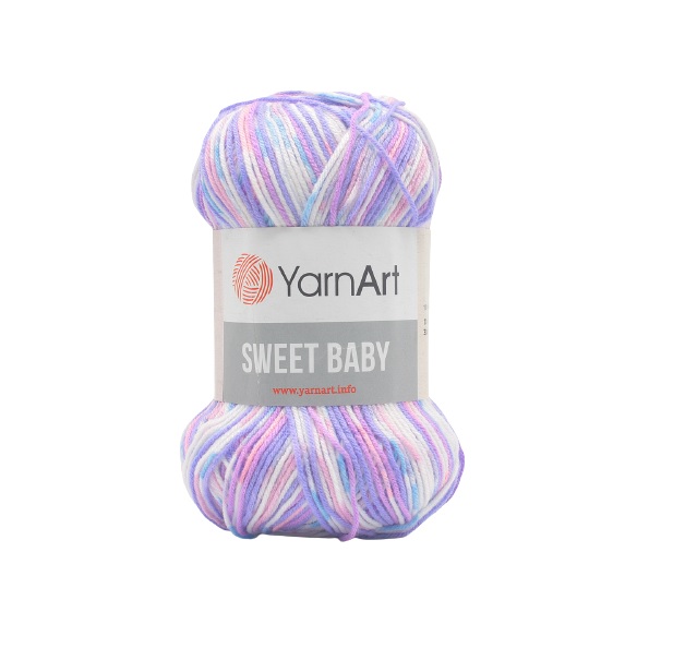Пряжа YarnArt Sweet Baby 100г, 300м (100% акрил) (904), 5 мотков, Фиолетовый, Sweet Baby
Пряжа YarnArt Sweet Baby 100г, 300м (100% акрил) (904), 5 мотков, Фиолетовый, Sweet Baby