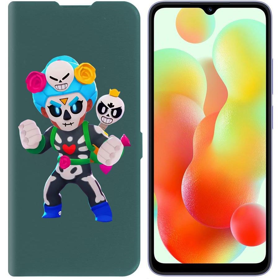 Чехол-книжка Эко для Xiaomi Redmi 12C Brawl Stars-Хэллоуинская Роза (зелёный опал)
Чехол-книжка Эко для Xiaomi Redmi 12C Brawl Stars-Хэллоуинская Роза (зелёный опал)