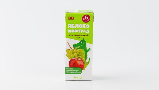 Сок детский ВкусВилл яблочно-виноградный восстановленный осветленный с 6 месяцев 200 мл
Сок детский ВкусВилл яблочно-виноградный восстановленный осветленный с 6 месяцев 200 мл