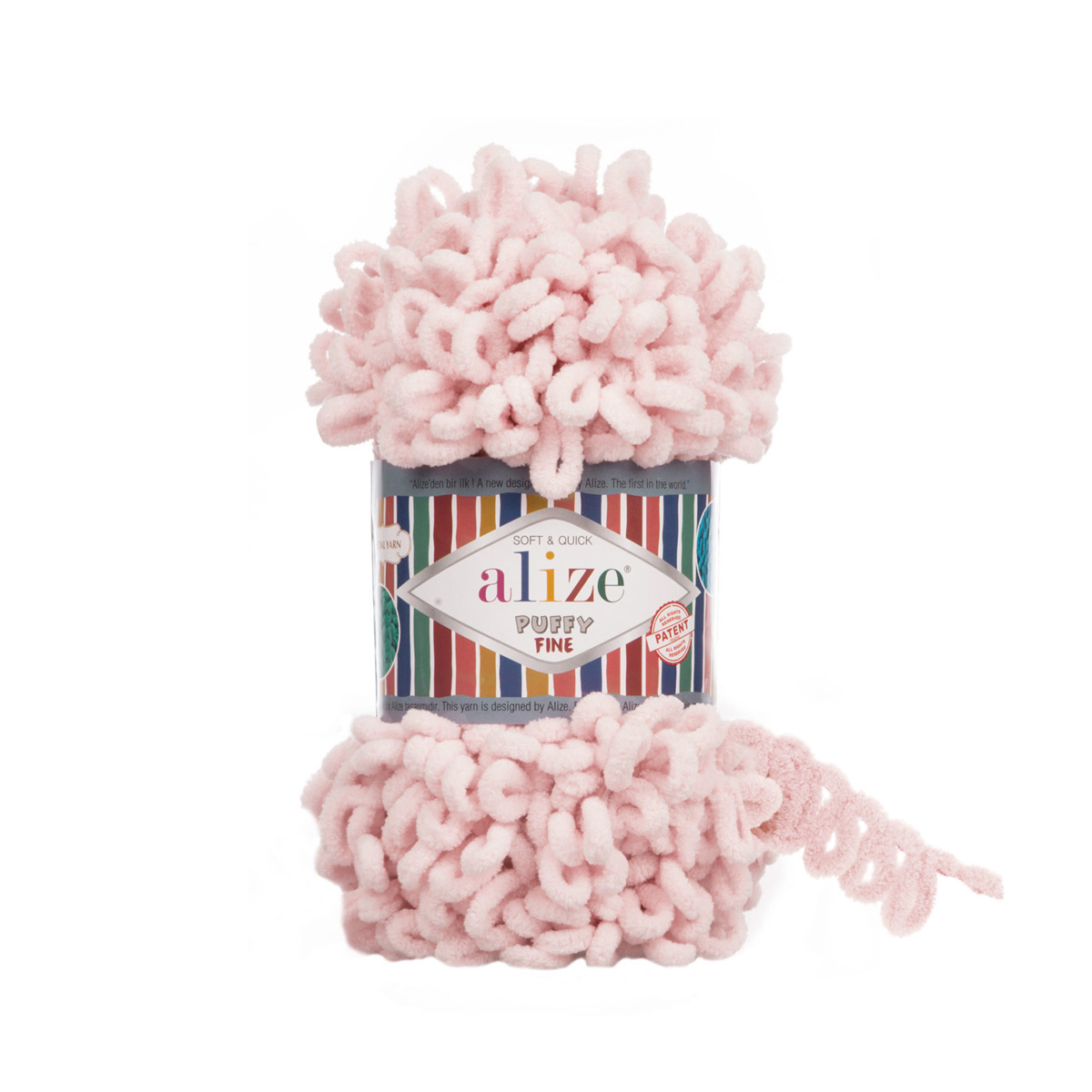 Пряжа ALIZE 'Puffy Fine', 100г, 14м, микрополиэстер (639 кристально-розовый), 5 мотков, Puffy Fine
Пряжа ALIZE 'Puffy Fine', 100г, 14м, микрополиэстер (639 кристально-розовый), 5 мотков, Puffy Fine