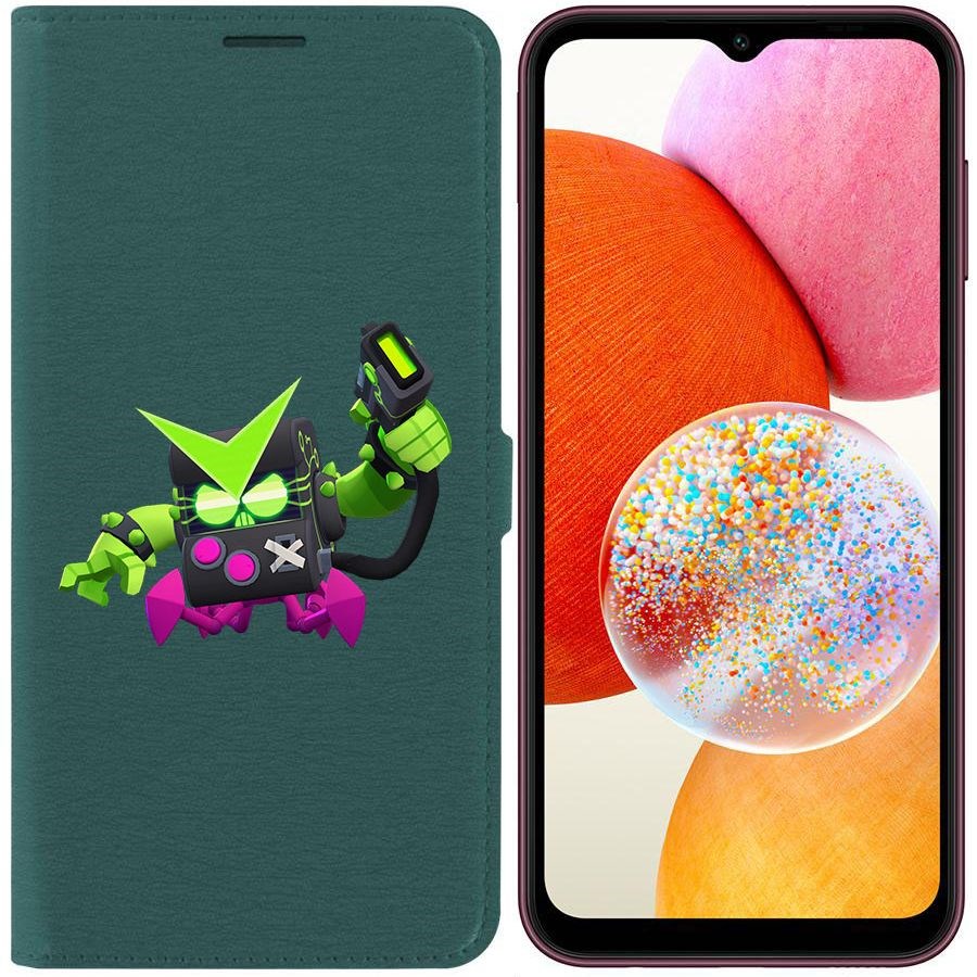 Чехол-книжка Эко для Samsung Galaxy A14 4G (A145) Brawl Stars-Вирус 8-БИТ (зелёный опал)
Чехол-книжка Эко для Samsung Galaxy A14 4G (A145) Brawl Stars-Вирус 8-БИТ (зелёный опал)