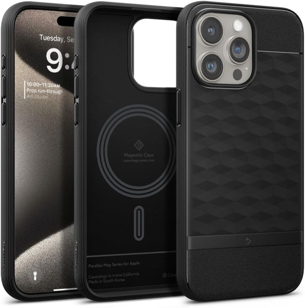 Чехол Spigen Caseology для iPhone 15 Pro Max - Parallax Mag - Черный - ACS06614, iPhone 15 Pro Max - Caseology|Caseology Parallax Mag
Чехол Spigen Caseology для iPhone 15 Pro Max - Parallax Mag - Черный - ACS06614, iPhone 15 Pro Max - Caseology|Caseology Parallax Mag