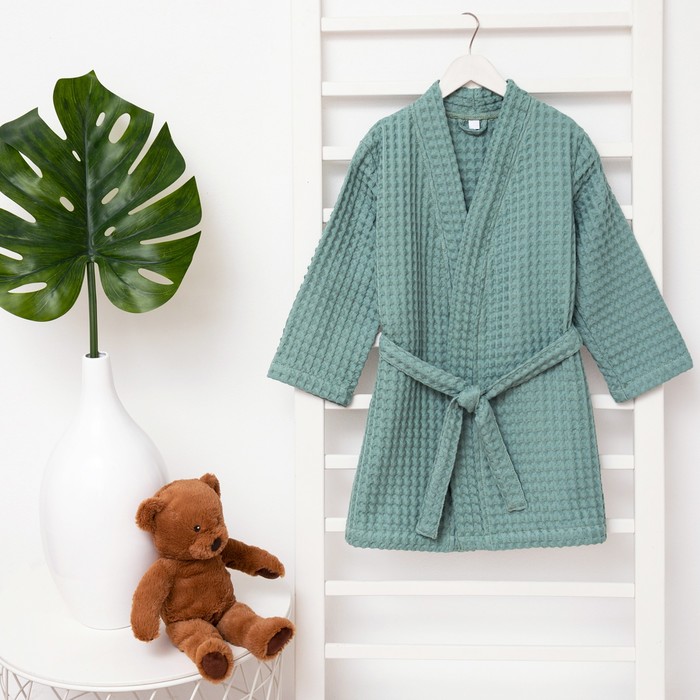 Халат вафельный детский Крошка Я Boho 32 (110-116 см) мятный, 100% хлопок, Голубой, Boho
Халат вафельный детский Крошка Я Boho 32 (110-116 см) мятный, 100% хлопок, Голубой, Boho