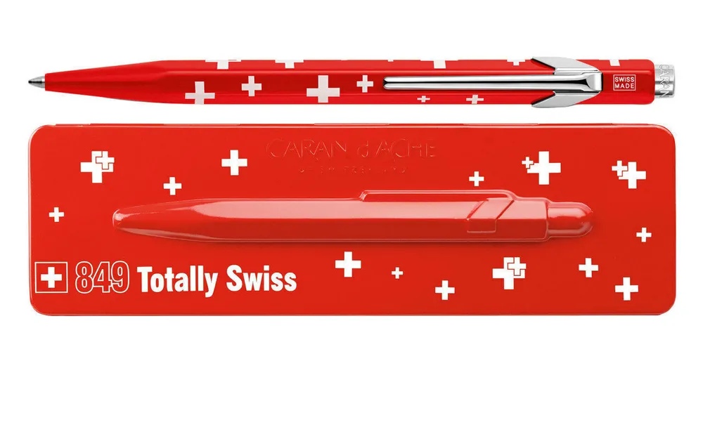 Ручка шариковая Carandache Office Essentially Totally Swiss 849.053 M синяя подар.кор
Ручка шариковая Carandache Office Essentially Totally Swiss 849.053 M синяя подар.кор