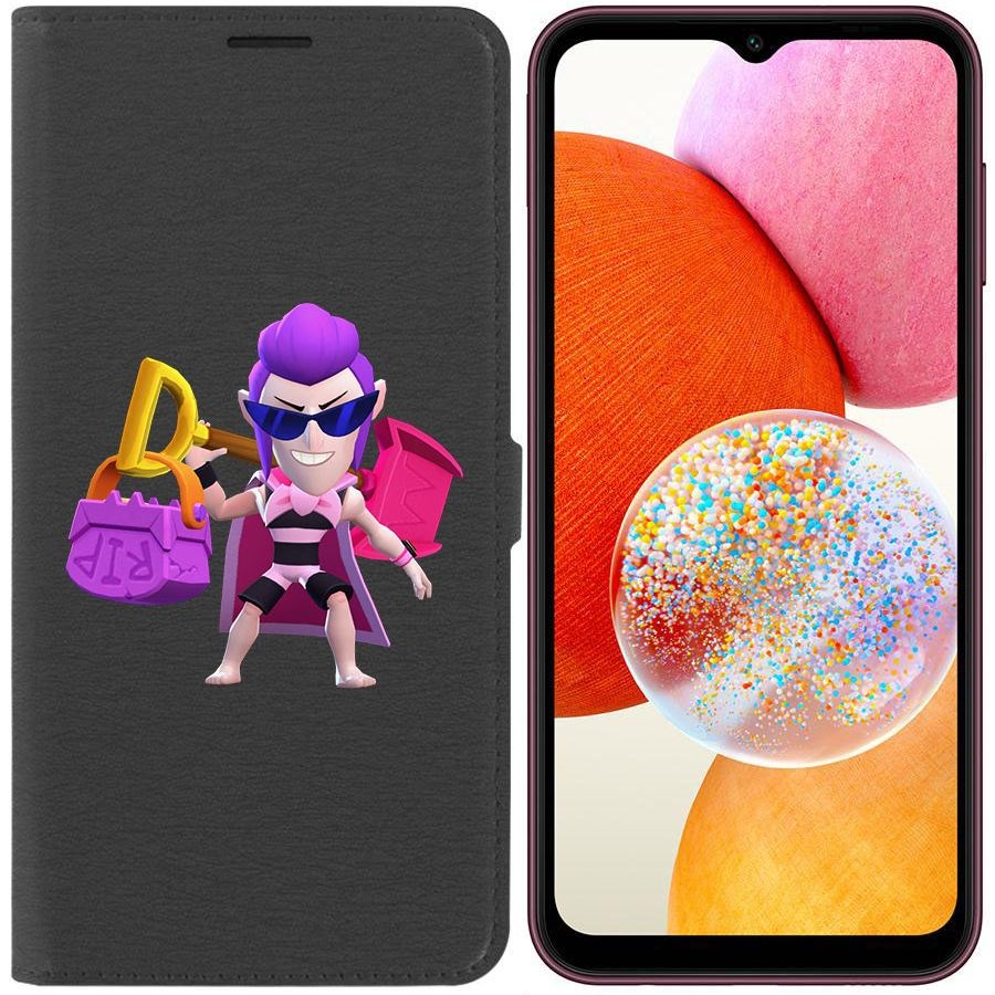 Чехол-книжка Эко для Samsung Galaxy A14 4G (A145) Brawl Stars-Пляжный Мортис (черный)
Чехол-книжка Эко для Samsung Galaxy A14 4G (A145) Brawl Stars-Пляжный Мортис (черный)