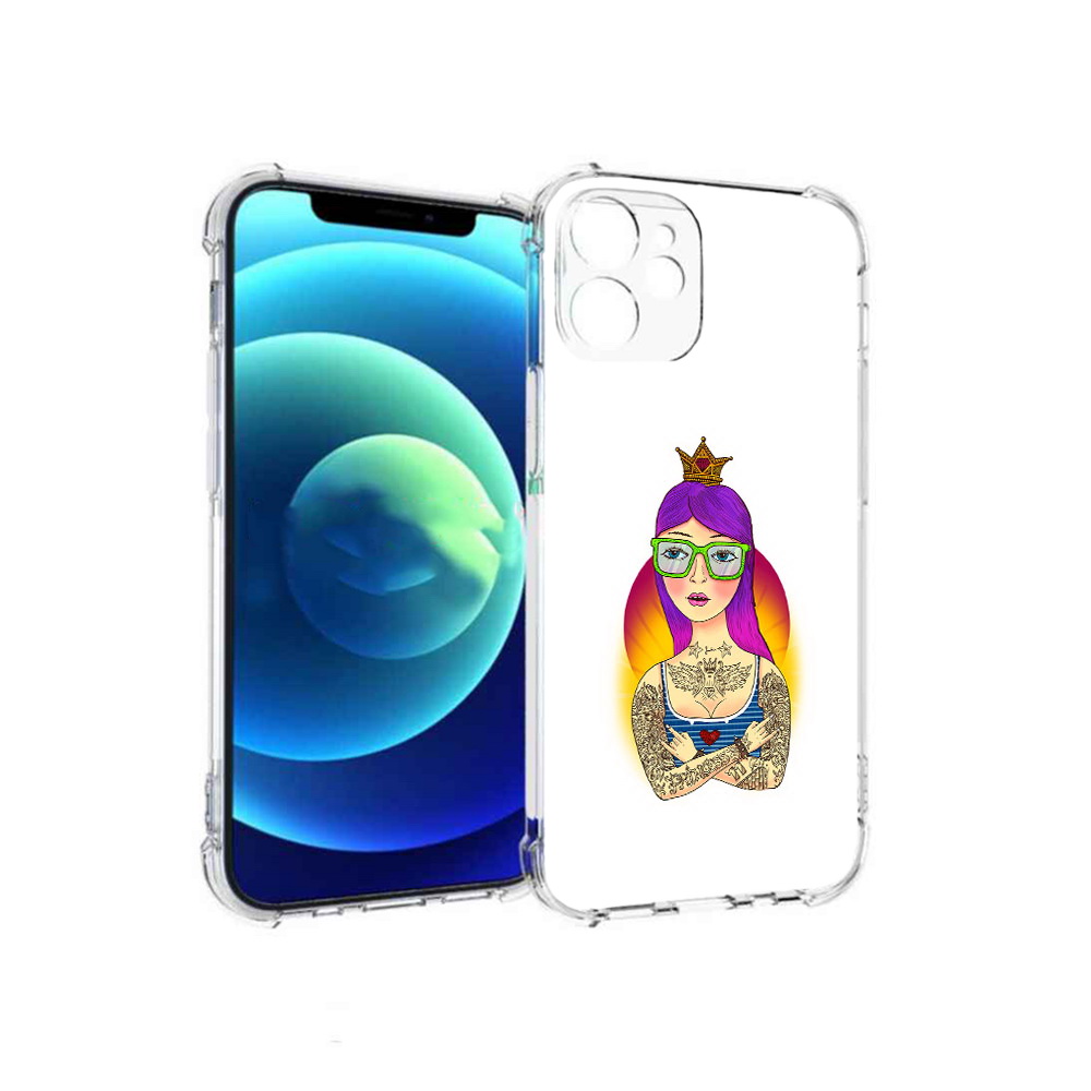 Чехол MyPads Tocco для Apple iPhone 12 mini девушка в татуировках с короной, Прозрачный, Tocco
Чехол MyPads Tocco для Apple iPhone 12 mini девушка в татуировках с короной, Прозрачный, Tocco