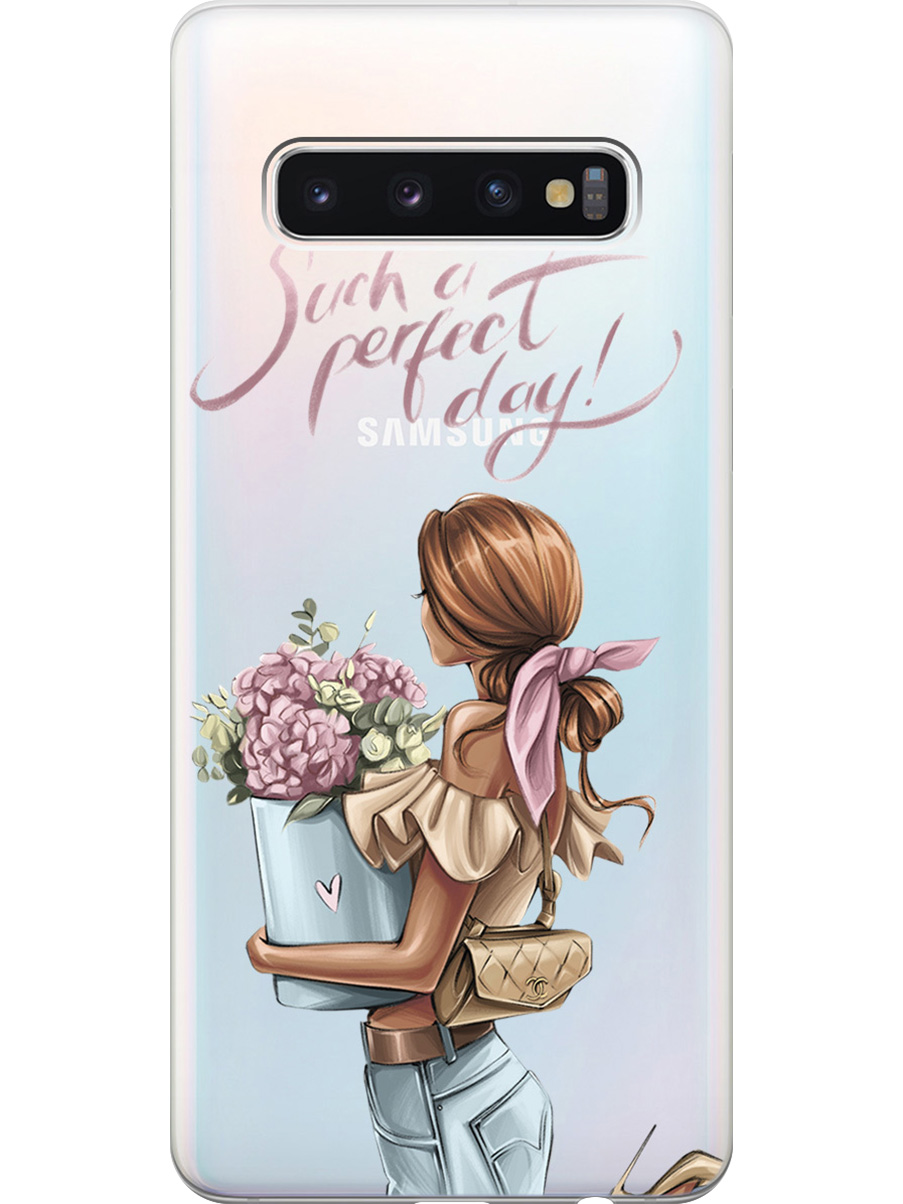 Силиконовый чехол на Samsung Galaxy S10 с принтом "Какой прекрасный день" прозрачный, Прозрачный;голубой;розовый, 720461375
Силиконовый чехол на Samsung Galaxy S10 с принтом "Какой прекрасный день" прозрачный, Прозрачный;голубой;розовый, 720461375