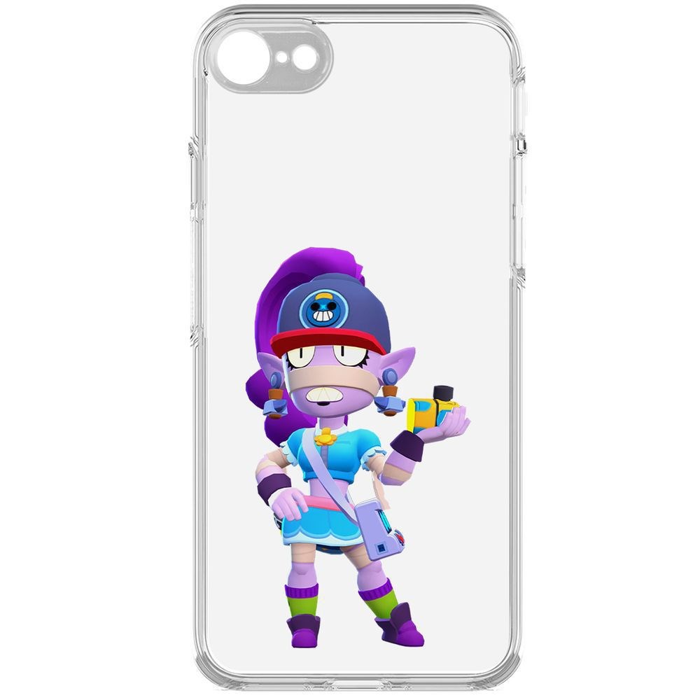 Чехол-накладка Кейс Brawl Stars-Суперфанатка Эмз для iPhone 7/8/SE 2020 с защитой камеры, Прозрачный
Чехол-накладка Кейс Brawl Stars-Суперфанатка Эмз для iPhone 7/8/SE 2020 с защитой камеры, Прозрачный