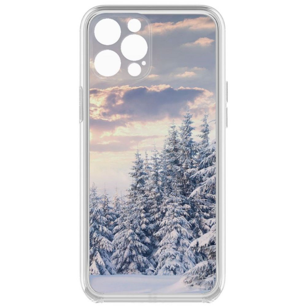 Чехол-накладка Krutoff Clear Case Снежный пейзаж для iPhone 12 Pro с защитой камеры, Прозрачный
Чехол-накладка Krutoff Clear Case Снежный пейзаж для iPhone 12 Pro с защитой камеры, Прозрачный