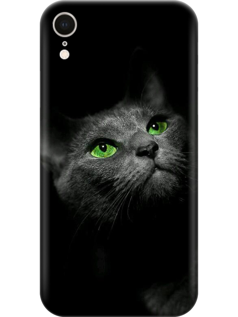 Силиконовый чехол на Apple iPhone XR с принтом "Зеленоглазая кошка", Прозрачный;зеленый;серый;черный, 719086311
Силиконовый чехол на Apple iPhone XR с принтом "Зеленоглазая кошка", Прозрачный;зеленый;серый;черный, 719086311