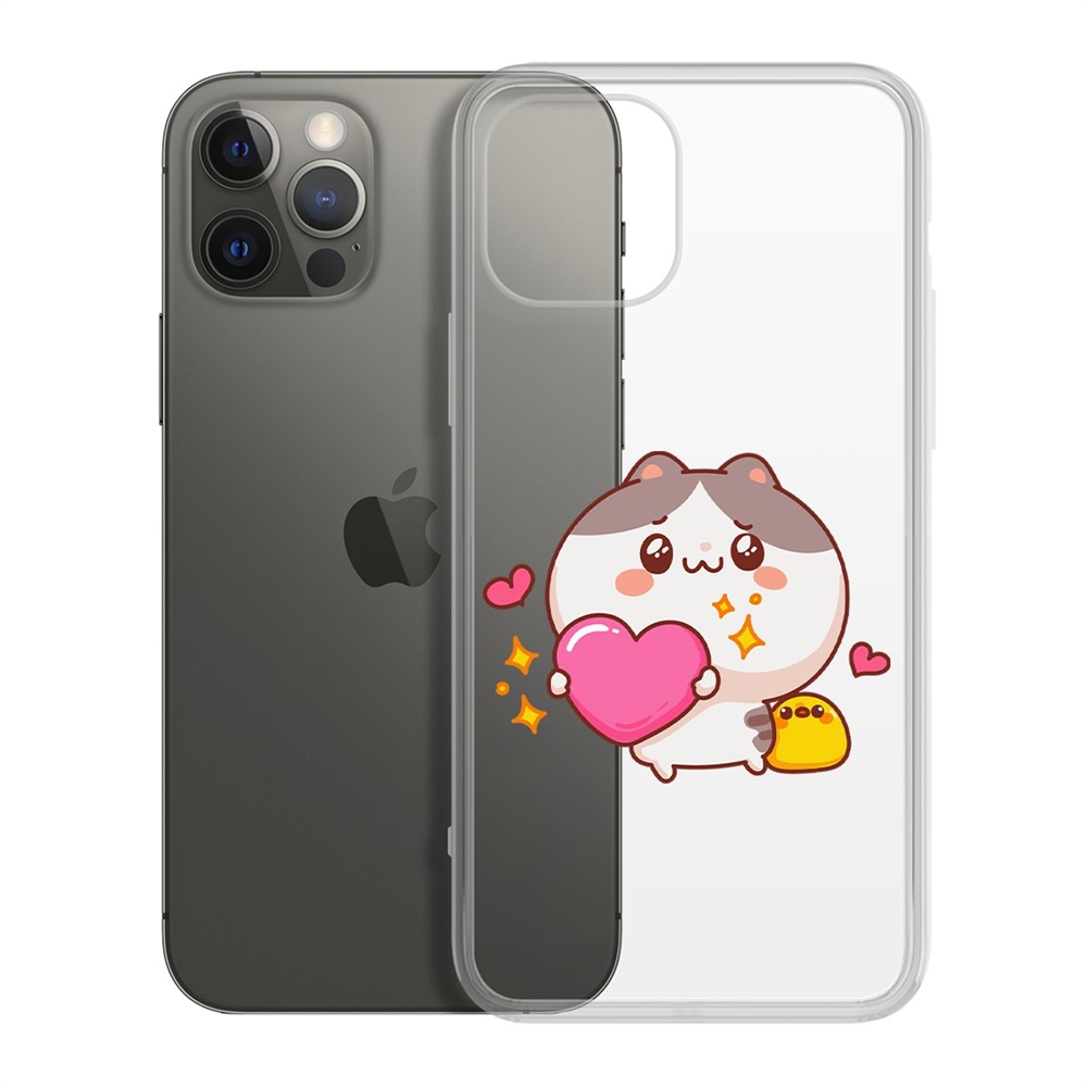 Чехол-накладка Krutoff Clear Case Сердце для тебя для iPhone 12/12 Pro, Прозрачный
Чехол-накладка Krutoff Clear Case Сердце для тебя для iPhone 12/12 Pro, Прозрачный