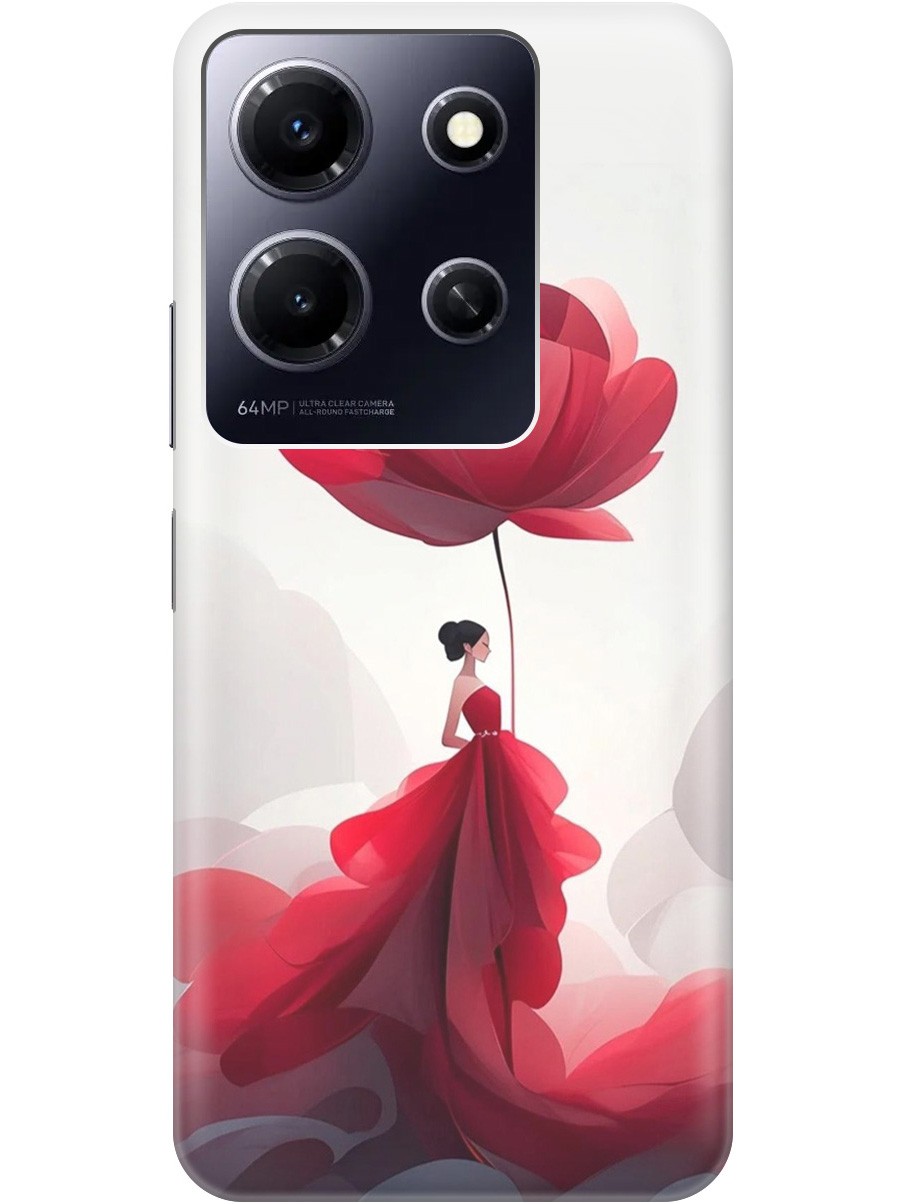 Силиконовый чехол на Infinix Note 30i с рисунком "Цветочная девушка в красном", Белый;красный, 20000069
Силиконовый чехол на Infinix Note 30i с рисунком "Цветочная девушка в красном", Белый;красный, 20000069