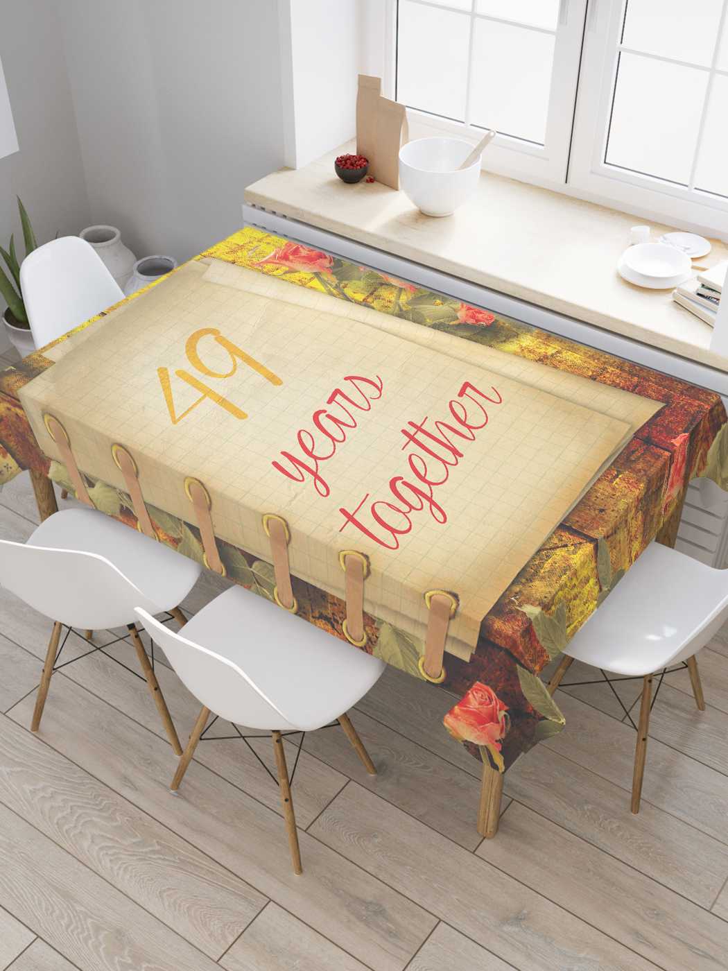 Скатерть прямоугольная JoyArty "49 лет вместе" из сатена, 180x145 см, Желтый, 49 лет вместе
Скатерть прямоугольная JoyArty "49 лет вместе" из сатена, 180x145 см, Желтый, 49 лет вместе