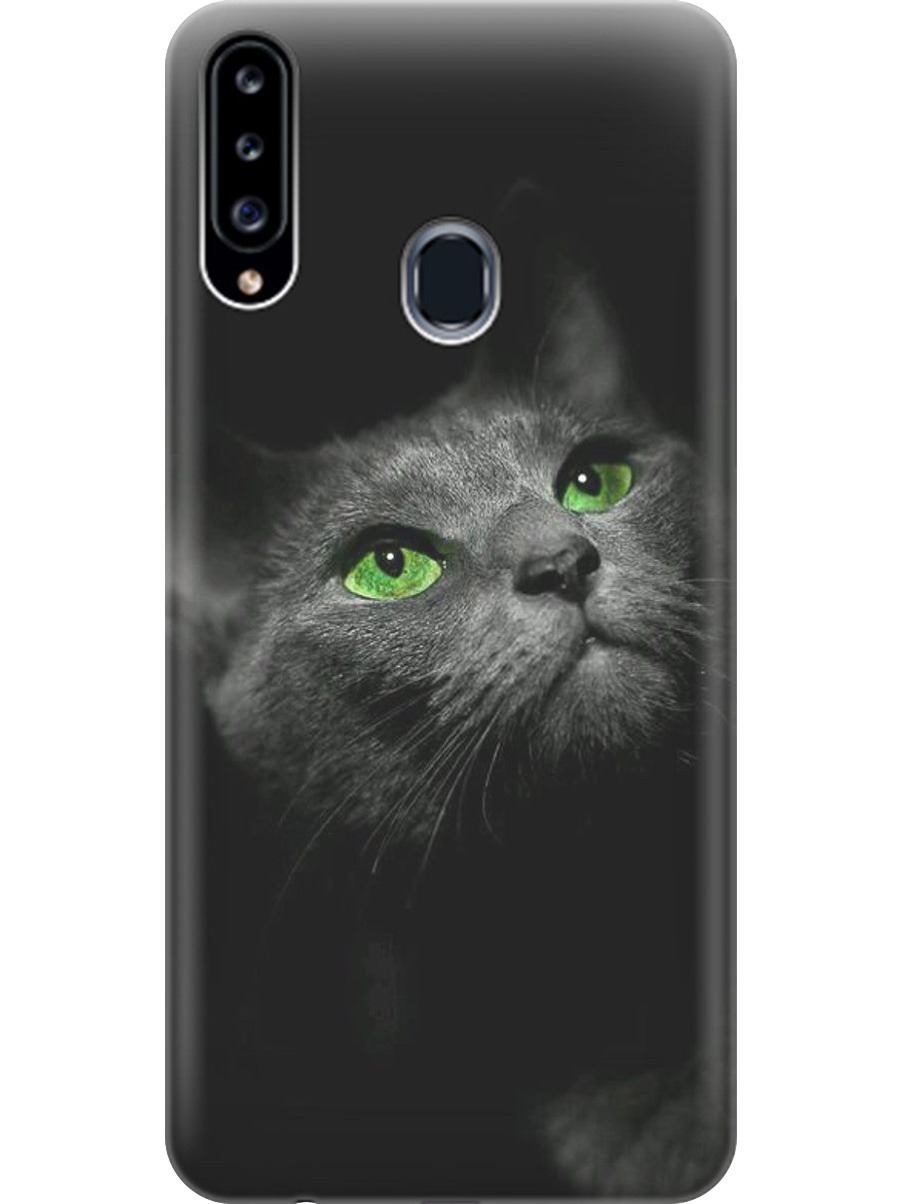 Силиконовый чехол на Samsung Galaxy A20s с принтом "Зеленоглазая кошка", Прозрачный;зеленый;серый;черный, 722003311
Силиконовый чехол на Samsung Galaxy A20s с принтом "Зеленоглазая кошка", Прозрачный;зеленый;серый;черный, 722003311