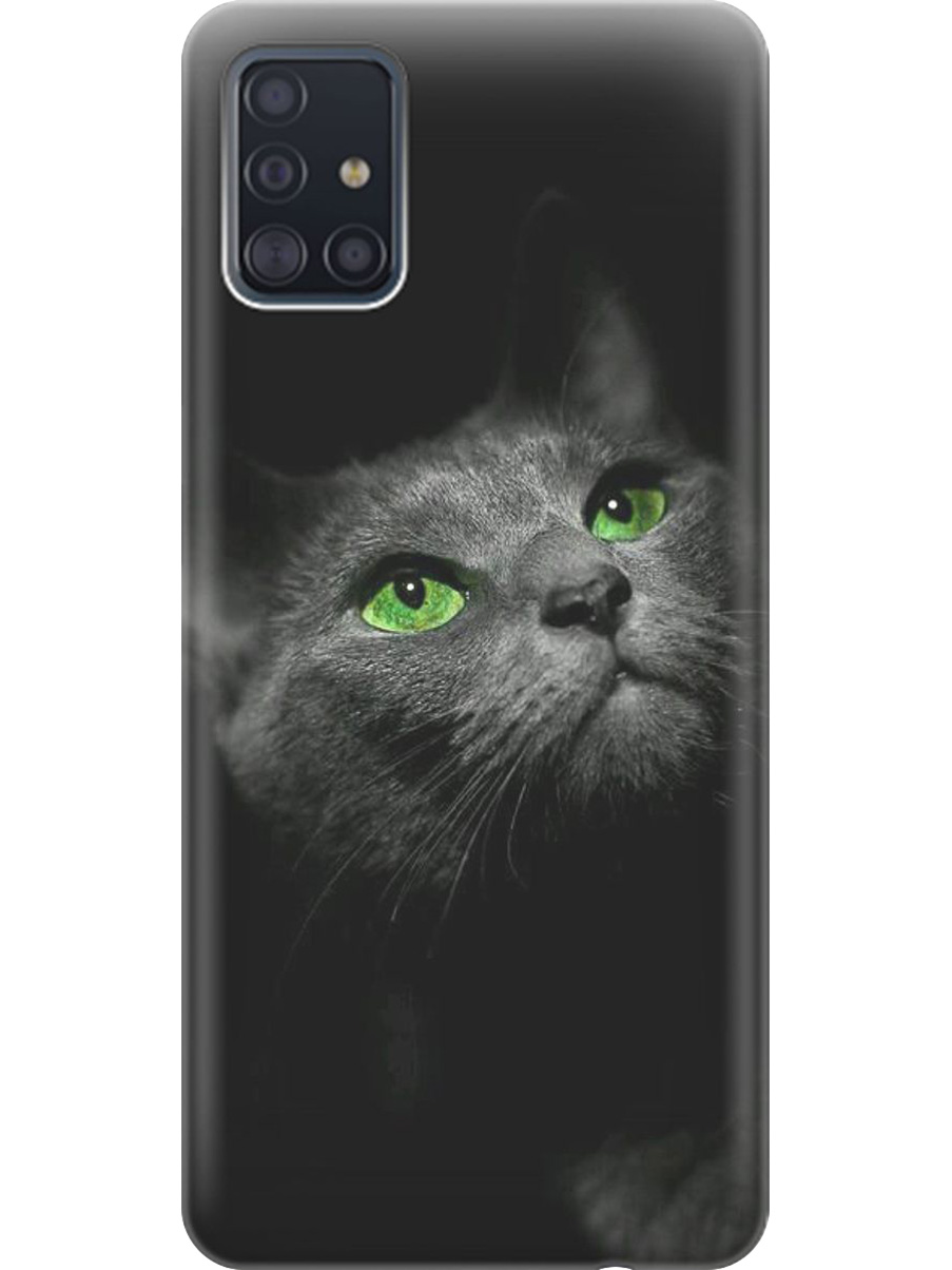 Силиконовый чехол на Samsung Galaxy A51 с принтом "Зеленоглазая кошка", Прозрачный;зеленый;серый;черный, 722409111
Силиконовый чехол на Samsung Galaxy A51 с принтом "Зеленоглазая кошка", Прозрачный;зеленый;серый;черный, 722409111