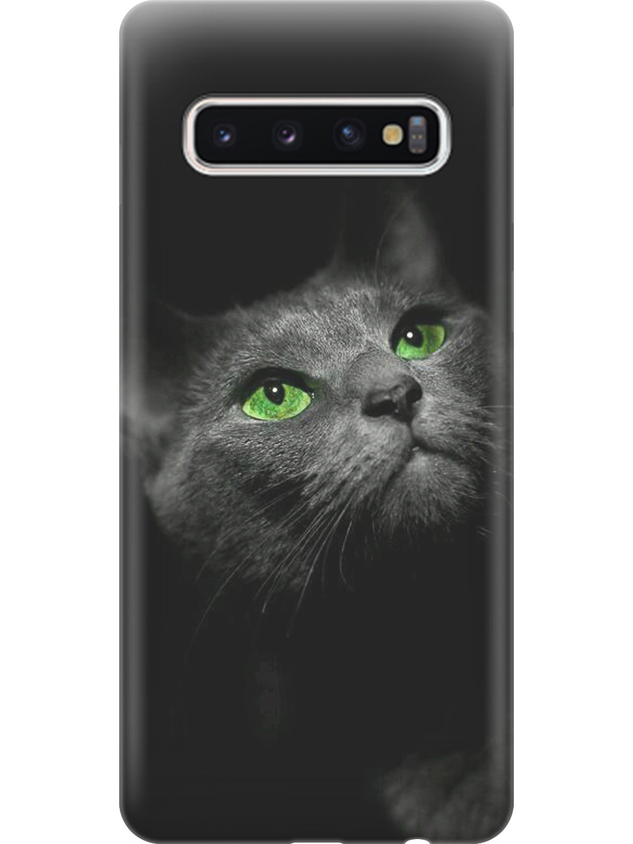 Силиконовый чехол на Samsung Galaxy S10 с принтом "Зеленоглазая кошка", Прозрачный;зеленый;серый;черный, 720461311
Силиконовый чехол на Samsung Galaxy S10 с принтом "Зеленоглазая кошка", Прозрачный;зеленый;серый;черный, 720461311