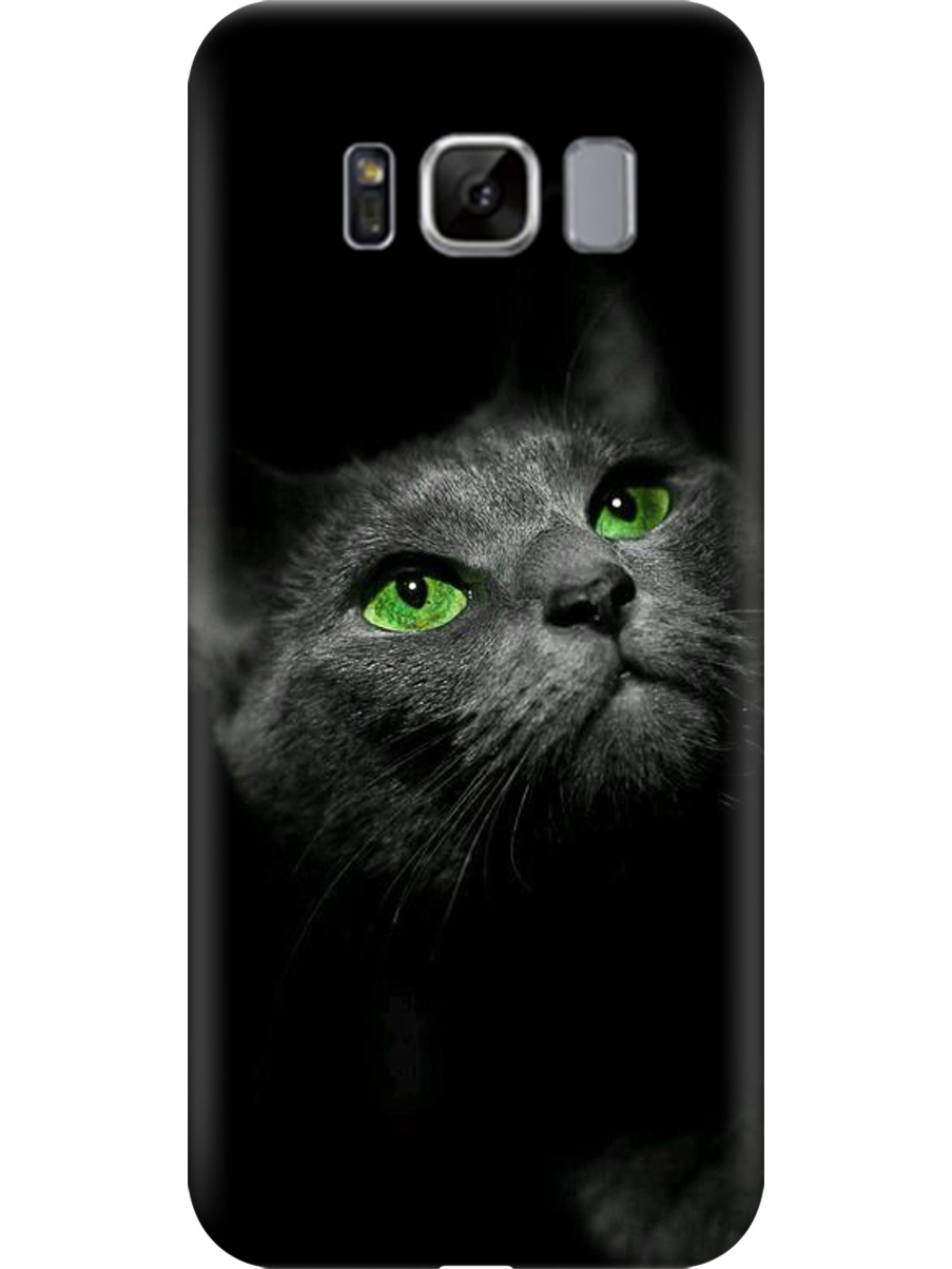 Силиконовый чехол на Samsung Galaxy S8 с принтом "Зеленоглазая кошка", Прозрачный;зеленый;серый;черный, 713984511
Силиконовый чехол на Samsung Galaxy S8 с принтом "Зеленоглазая кошка", Прозрачный;зеленый;серый;черный, 713984511