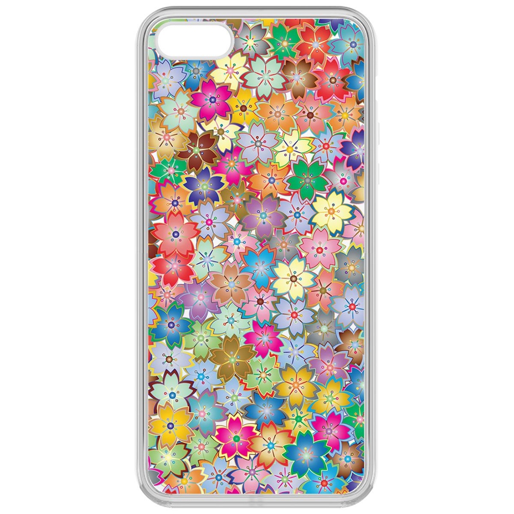 Чехол-накладка Krutoff Clear Case Цветочный паттерн 4 для iPhone 5/5s, Прозрачный
Чехол-накладка Krutoff Clear Case Цветочный паттерн 4 для iPhone 5/5s, Прозрачный