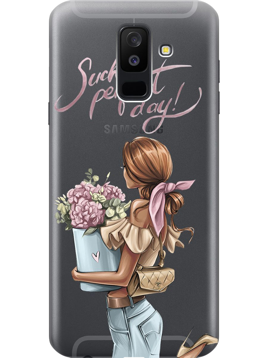 Силиконовый чехол на Samsung Galaxy A6+ (2018) с принтом прозрачный 952587, Прозрачный;голубой;розовый, 717872175
Силиконовый чехол на Samsung Galaxy A6+ (2018) с принтом прозрачный 952587, Прозрачный;голубой;розовый, 717872175