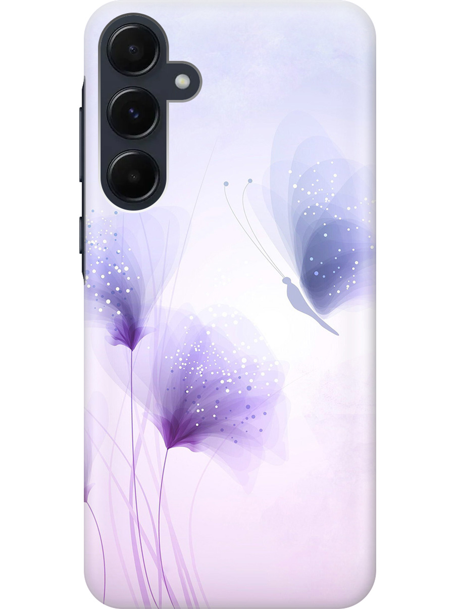 Силиконовый чехол на Samsung Galaxy A55 с рисунком "Бабочка и фиолетовые цветы", Фиолетовый, 20012126
Силиконовый чехол на Samsung Galaxy A55 с рисунком "Бабочка и фиолетовые цветы", Фиолетовый, 20012126