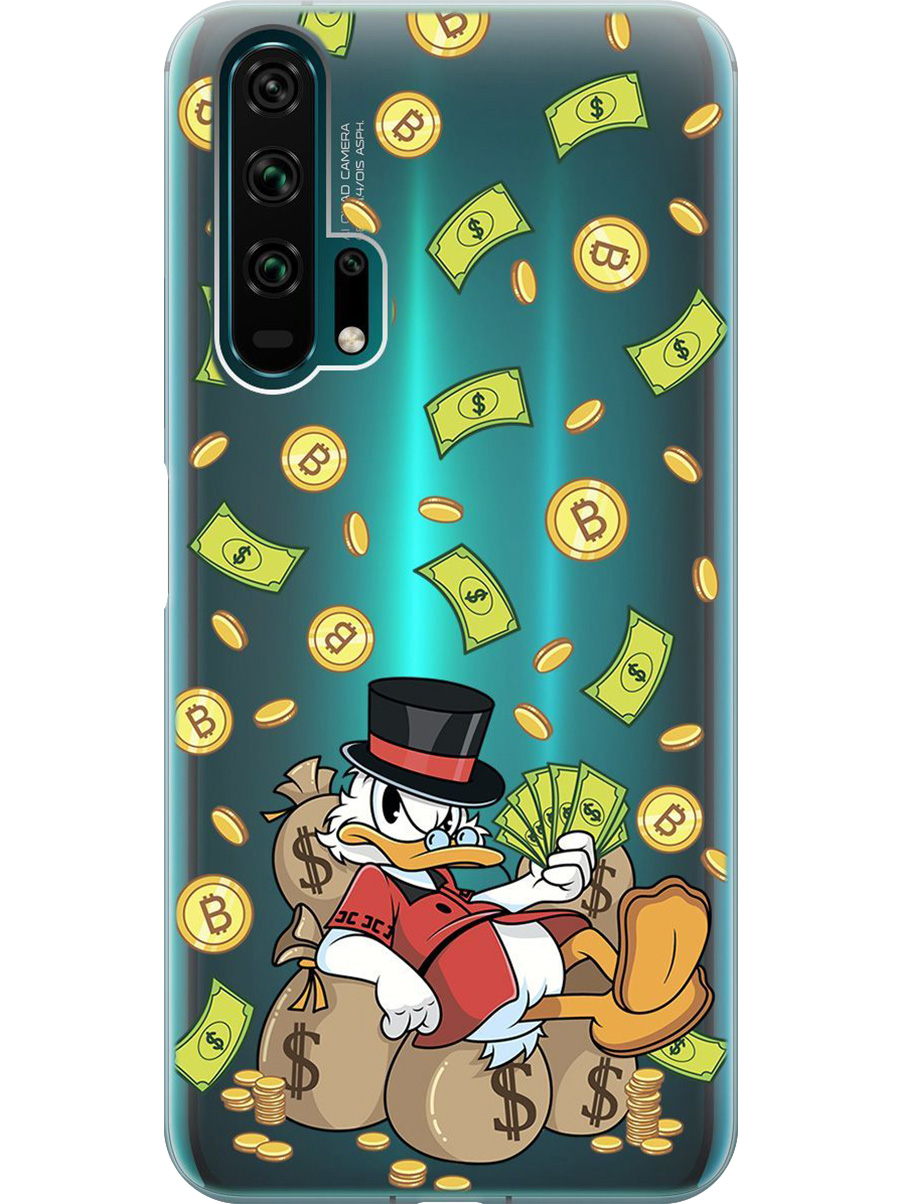 Силиконовый чехол на Honor 20 Pro с принтом "Богатый Скрудж" прозрачный, Прозрачный;белый;зеленый, 721700771
Силиконовый чехол на Honor 20 Pro с принтом "Богатый Скрудж" прозрачный, Прозрачный;белый;зеленый, 721700771