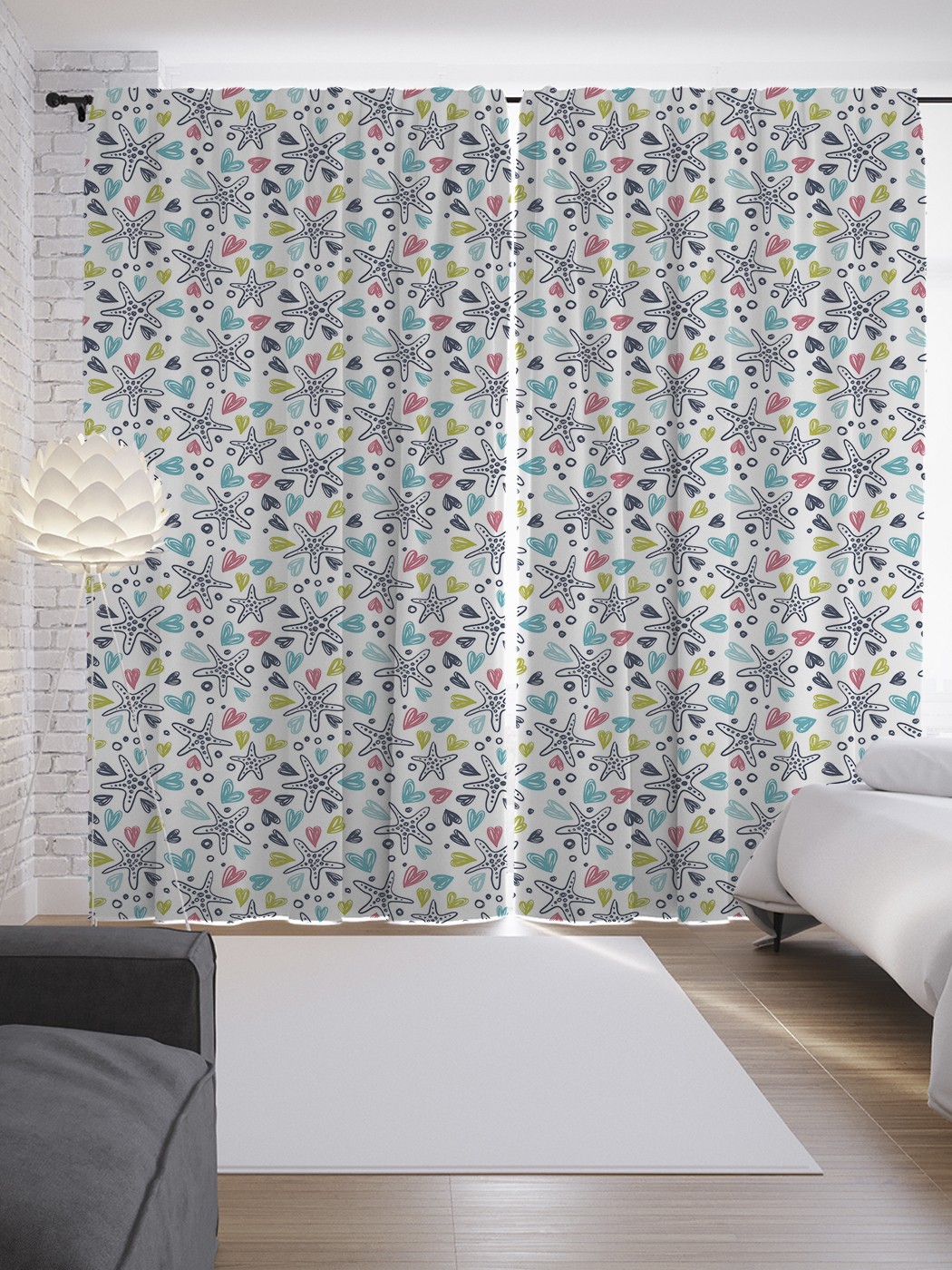 Шторы JoyArty с фотопечатью "Сердечные медузы" из сатена, 290х265 см, Сердечные медузы
Шторы JoyArty с фотопечатью "Сердечные медузы" из сатена, 290х265 см, Сердечные медузы