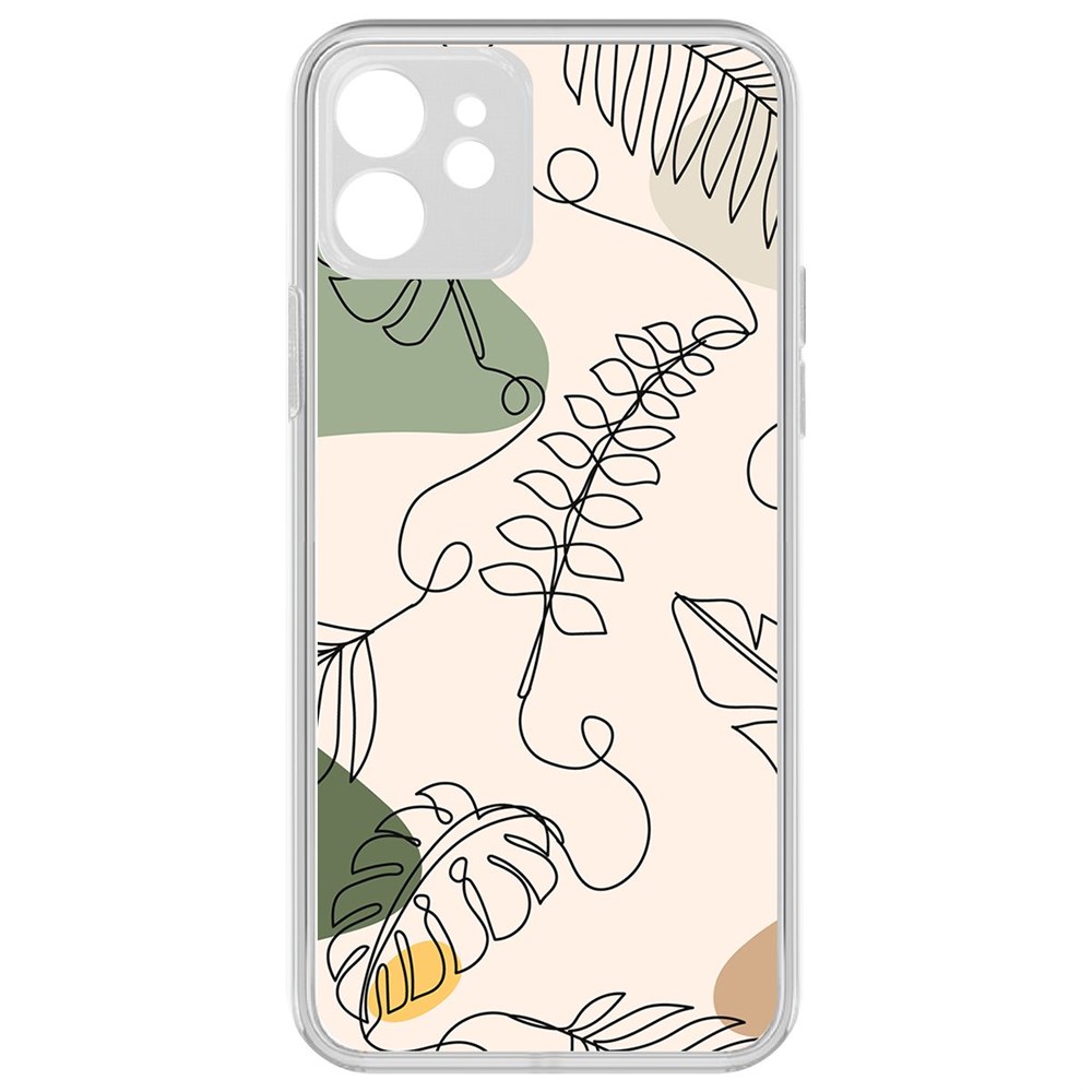 Чехол-накладка Krutoff Clear Case Линия весны для iPhone 12 с защитой камеры, Прозрачный
Чехол-накладка Krutoff Clear Case Линия весны для iPhone 12 с защитой камеры, Прозрачный