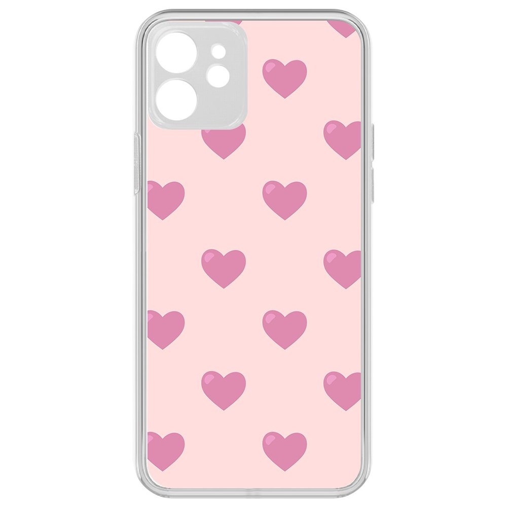Чехол-накладка Krutoff Clear Case Пурпурные сердца для iPhone 12 с защитой камеры, Прозрачный
Чехол-накладка Krutoff Clear Case Пурпурные сердца для iPhone 12 с защитой камеры, Прозрачный