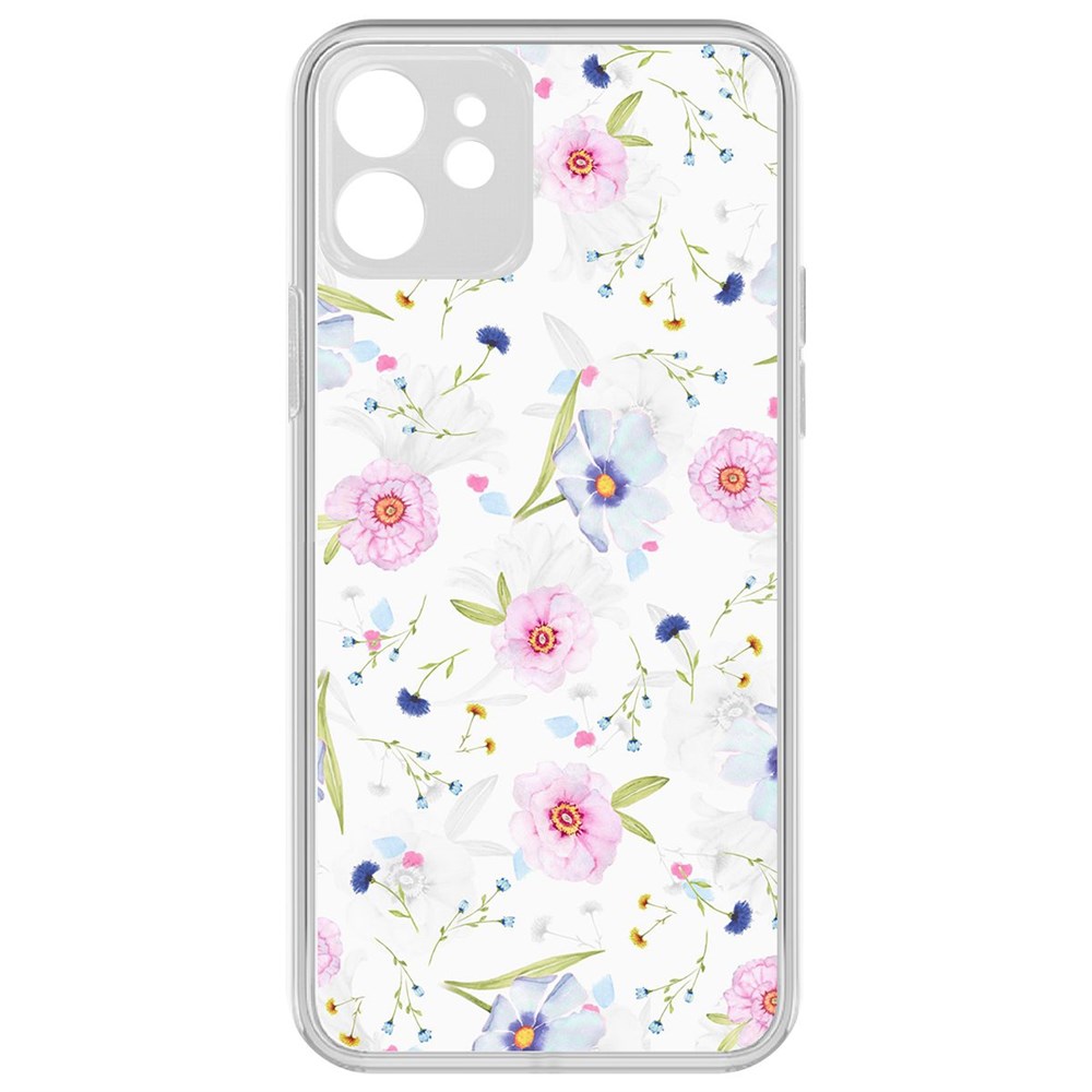 Чехол-накладка Krutoff Clear Case Цветочный паттерн 3 для iPhone 12 с защитой камеры, Прозрачный
Чехол-накладка Krutoff Clear Case Цветочный паттерн 3 для iPhone 12 с защитой камеры, Прозрачный