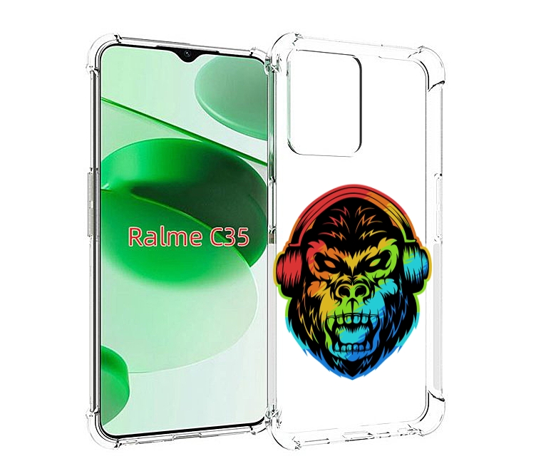 Чехол MyPads Горилла-в-наушниках для Realme C35 / Narzo 50A Prime, Прозрачный, Tocco
Чехол MyPads Горилла-в-наушниках для Realme C35 / Narzo 50A Prime, Прозрачный, Tocco