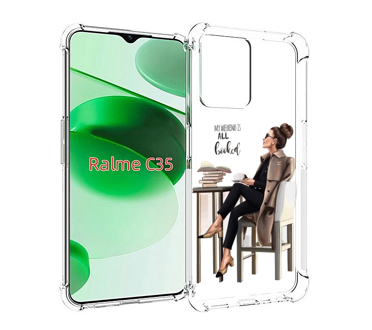 Чехол MyPads Девушка-в-кофейне для Realme C35 / Narzo 50A Prime, Прозрачный, Tocco
Чехол MyPads Девушка-в-кофейне для Realme C35 / Narzo 50A Prime, Прозрачный, Tocco