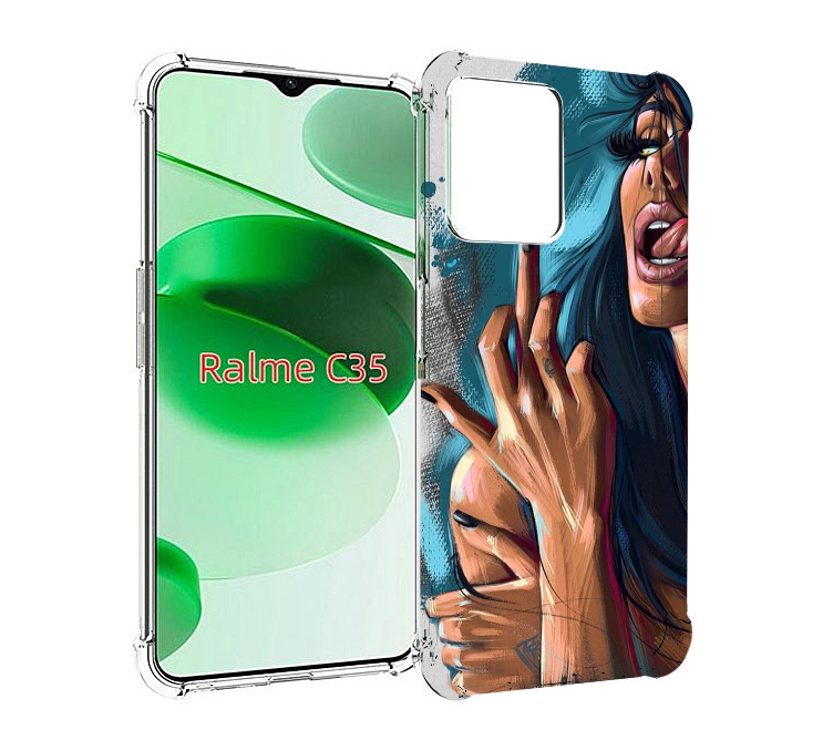 Чехол MyPads Девушка-нарисованная-дерзкая женский для Realme C35 / Narzo 50A Prime, Прозрачный, Tocco
Чехол MyPads Девушка-нарисованная-дерзкая женский для Realme C35 / Narzo 50A Prime, Прозрачный, Tocco