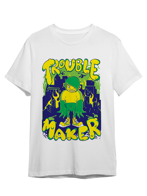 Футболка унисекс СувенирShop Trouble maker / Монстр 145 белая L (48-50), Белый, Абстракция "Trouble maker / Monster / Монстр" 145
Футболка унисекс СувенирShop Trouble maker / Монстр 145 белая L (48-50), Белый, Абстракция "Trouble maker / Monster / Монстр" 145