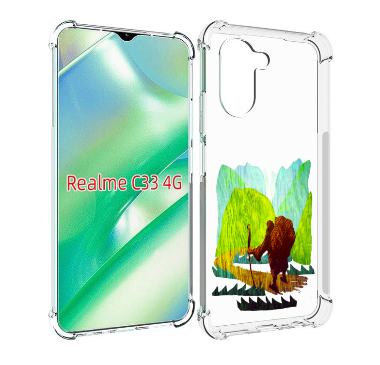 Чехол MyPads Лесная тропа для Realme C33 4G, Прозрачный, Tocco 
Чехол MyPads Лесная тропа для Realme C33 4G, Прозрачный, Tocco