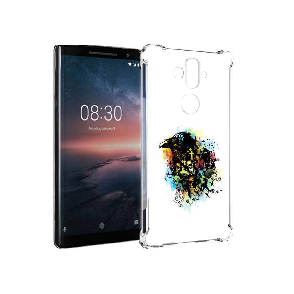 Чехол MyPads Tocco для Nokia 8 Sirocco ворон и черепа (PT101581.91.273), Прозрачный, Tocco
Чехол MyPads Tocco для Nokia 8 Sirocco ворон и черепа (PT101581.91.273), Прозрачный, Tocco