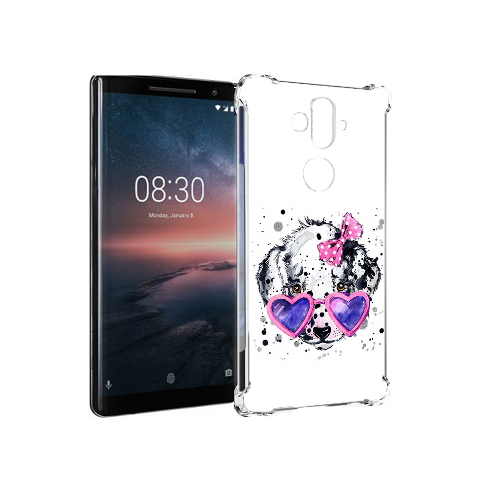 Чехол MyPads Tocco для Nokia 8 Sirocco долматинец в очках (PT101581.91.337), Прозрачный, Tocco
Чехол MyPads Tocco для Nokia 8 Sirocco долматинец в очках (PT101581.91.337), Прозрачный, Tocco
