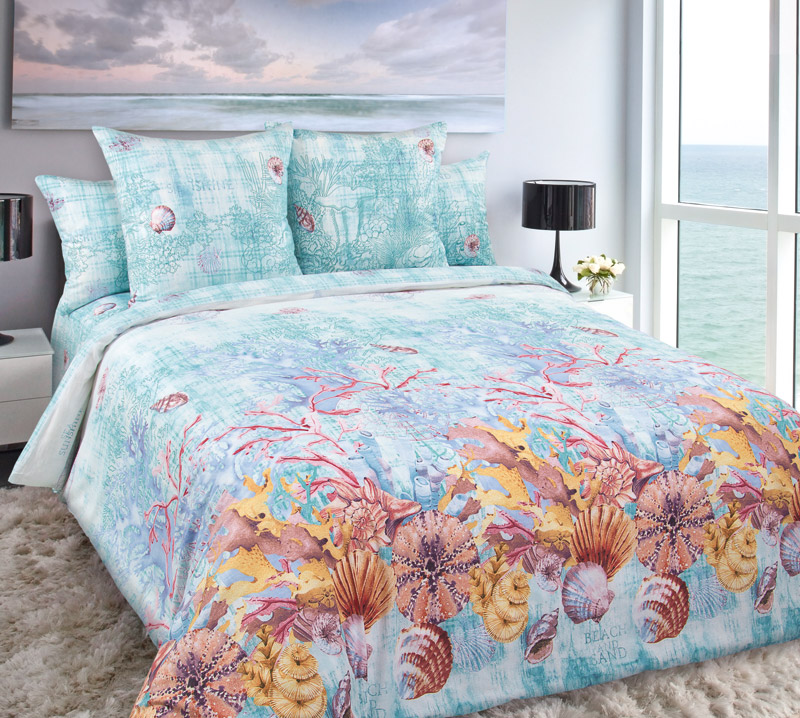 Постельное белье Коралловый риф 1, перкаль, Евро стандарт, наволочки 70х70, серия Море перкаль
Постельное белье Коралловый риф 1, перкаль, Евро стандарт, наволочки 70х70, серия Море перкаль