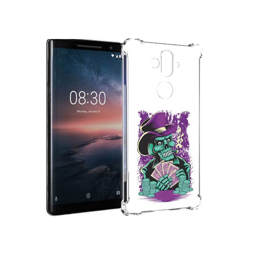 Чехол MyPads Tocco для Nokia 8 Sirocco зеленый череп с картами (PT101581.91.361), Прозрачный, Tocco
Чехол MyPads Tocco для Nokia 8 Sirocco зеленый череп с картами (PT101581.91.361), Прозрачный, Tocco
