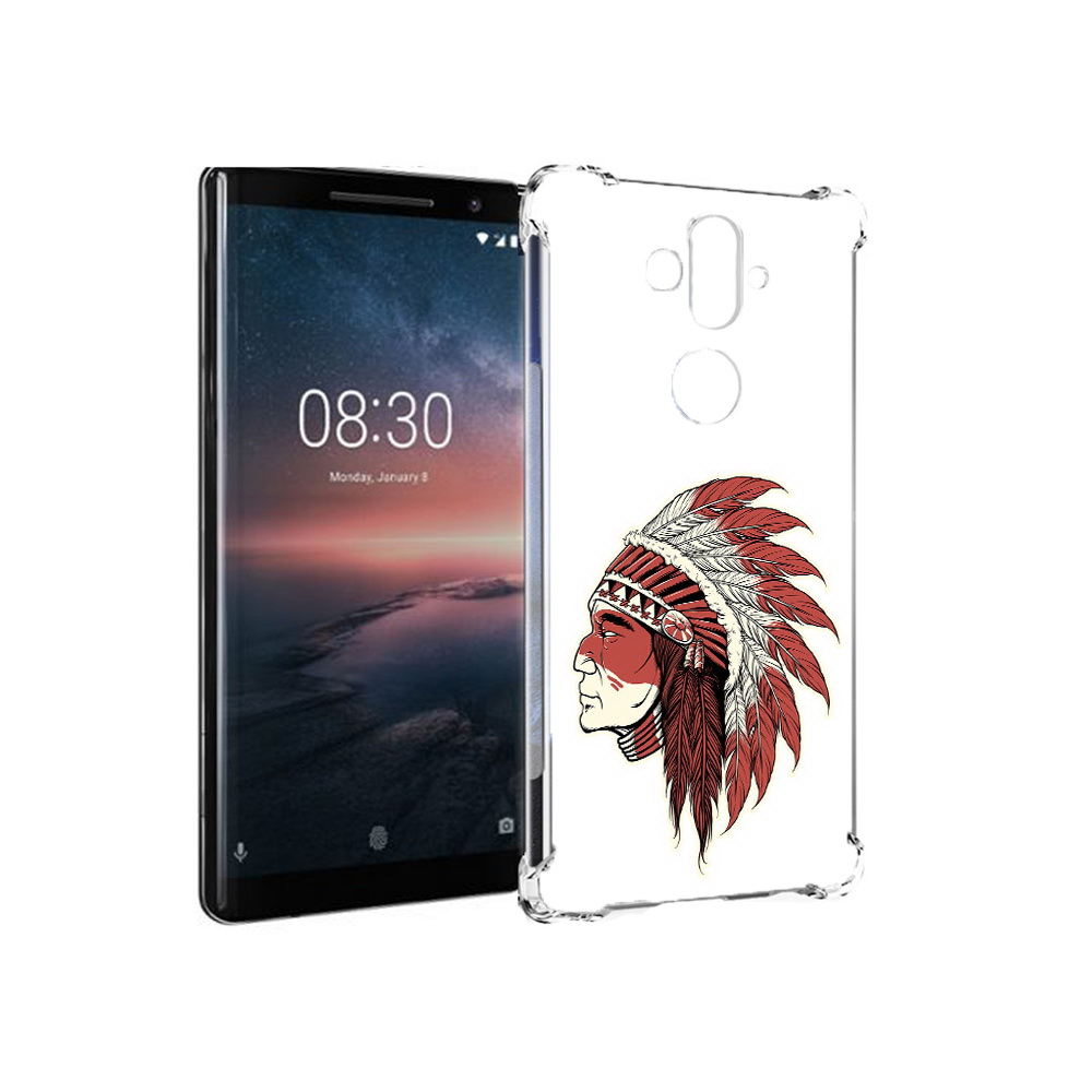 Чехол MyPads Tocco для Nokia 8 Sirocco красный индеец (PT101581.91.411), Прозрачный, Tocco
Чехол MyPads Tocco для Nokia 8 Sirocco красный индеец (PT101581.91.411), Прозрачный, Tocco