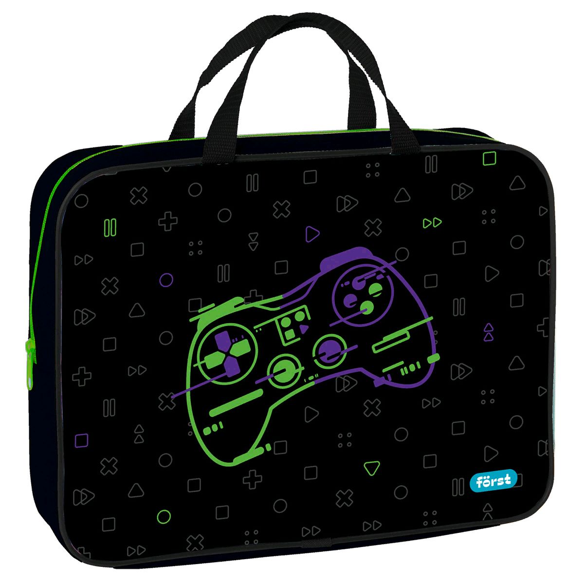 Папка текстильная с ручками Forst "Super gamer" 1 отделение, А4, 350*265*80мм, Черный, Super gamer
Папка текстильная с ручками Forst "Super gamer" 1 отделение, А4, 350*265*80мм, Черный, Super gamer