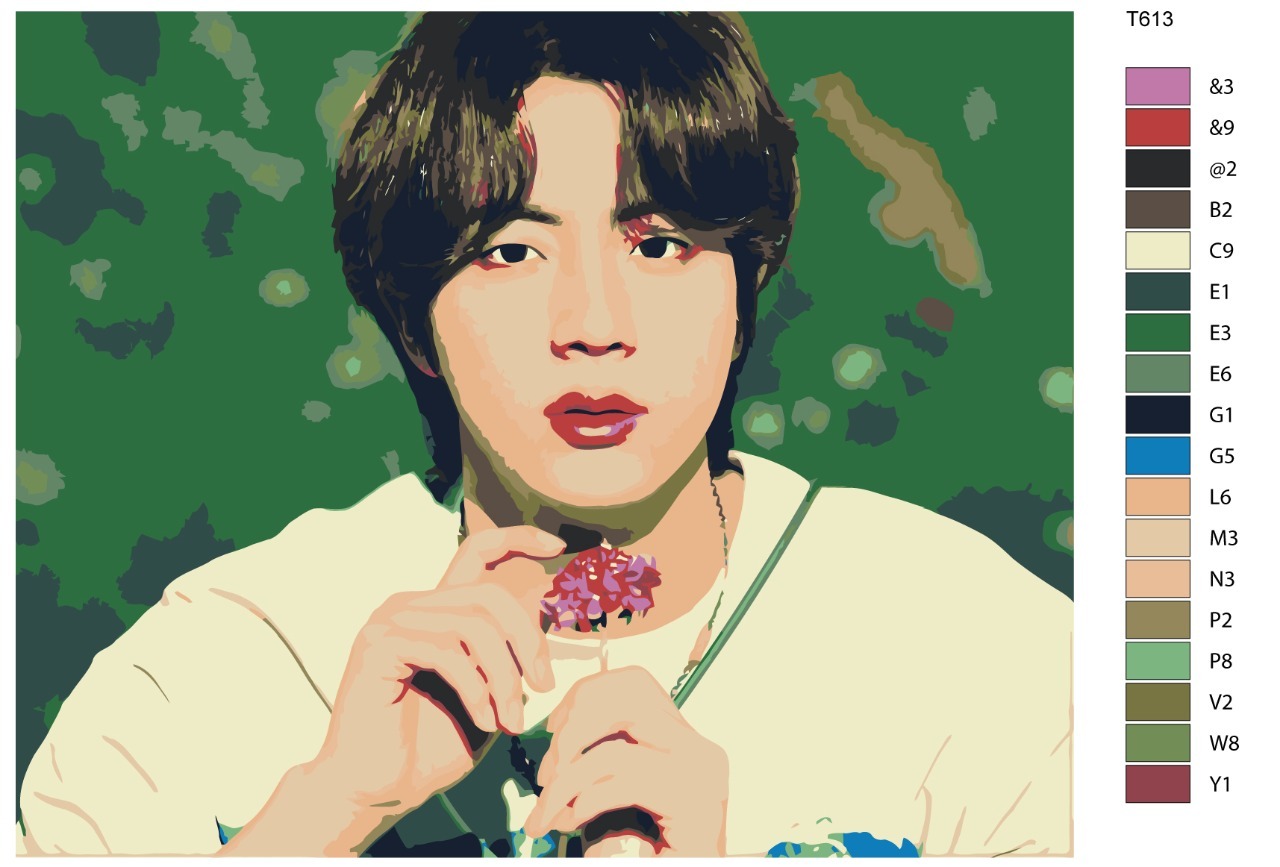 Картина по номерам BRUSHES-PAINTS Т613, Ким Сокджин (Kim Seokjin), участник группы BTS
Картина по номерам BRUSHES-PAINTS Т613, Ким Сокджин (Kim Seokjin), участник группы BTS