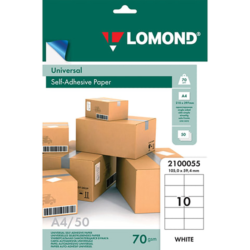 Этикетка самоклеящаяся Lomond 2100055, 105х59,4 мм, 10 этикеток, 70 г/м2, 50л, белая, IS-47
Этикетка самоклеящаяся Lomond 2100055, 105х59,4 мм, 10 этикеток, 70 г/м2, 50л, белая, IS-47
