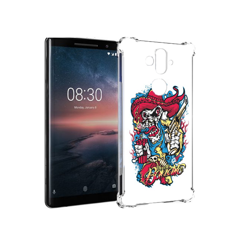 Чехол MyPads Tocco для Nokia 8 Sirocco нарисованный скелет с писталетом (PT101581.91.513), Прозрачный, Tocco
Чехол MyPads Tocco для Nokia 8 Sirocco нарисованный скелет с писталетом (PT101581.91.513), Прозрачный, Tocco