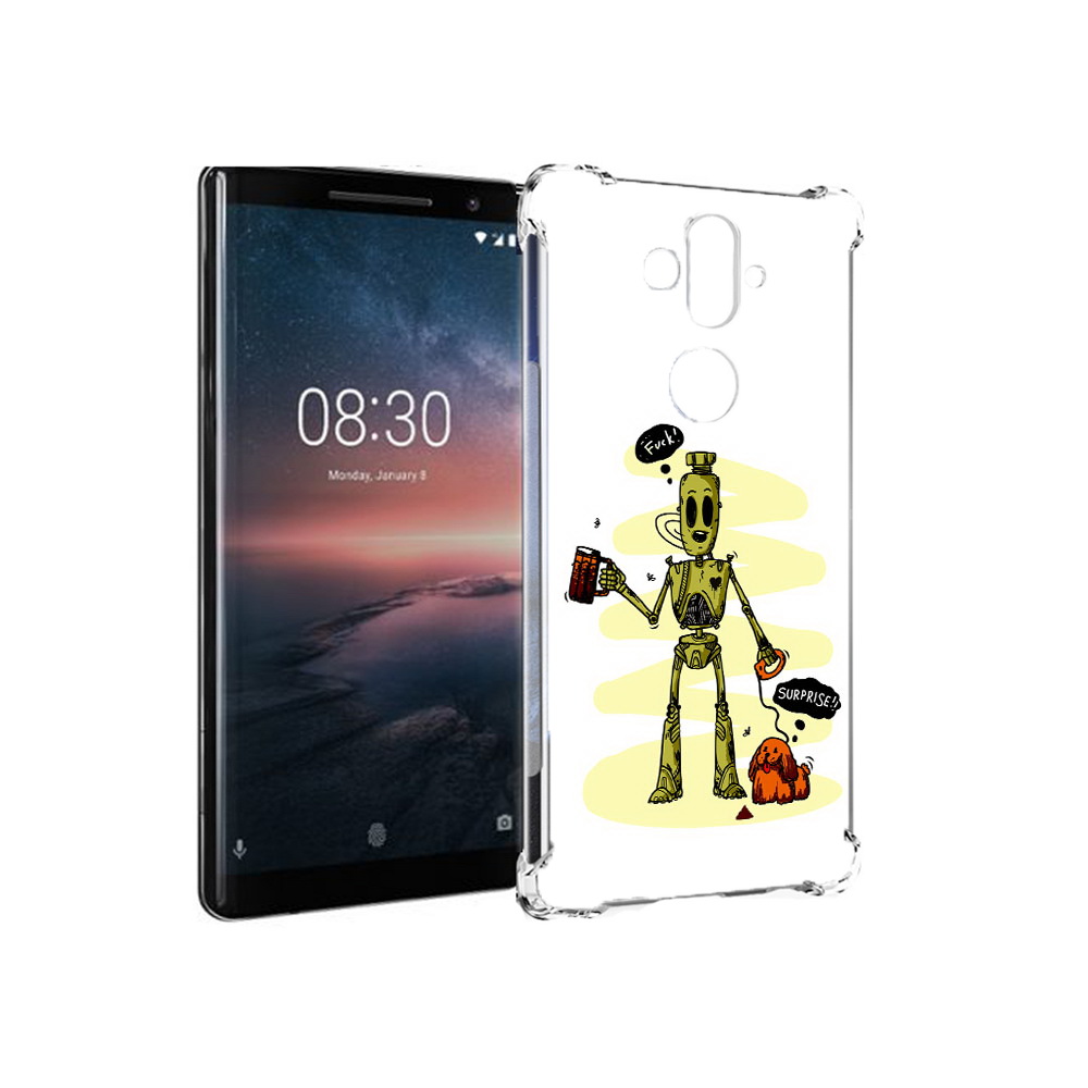 Чехол MyPads Tocco для Nokia 8 Sirocco прикольный робот (PT101581.91.557), Прозрачный, Tocco
Чехол MyPads Tocco для Nokia 8 Sirocco прикольный робот (PT101581.91.557), Прозрачный, Tocco