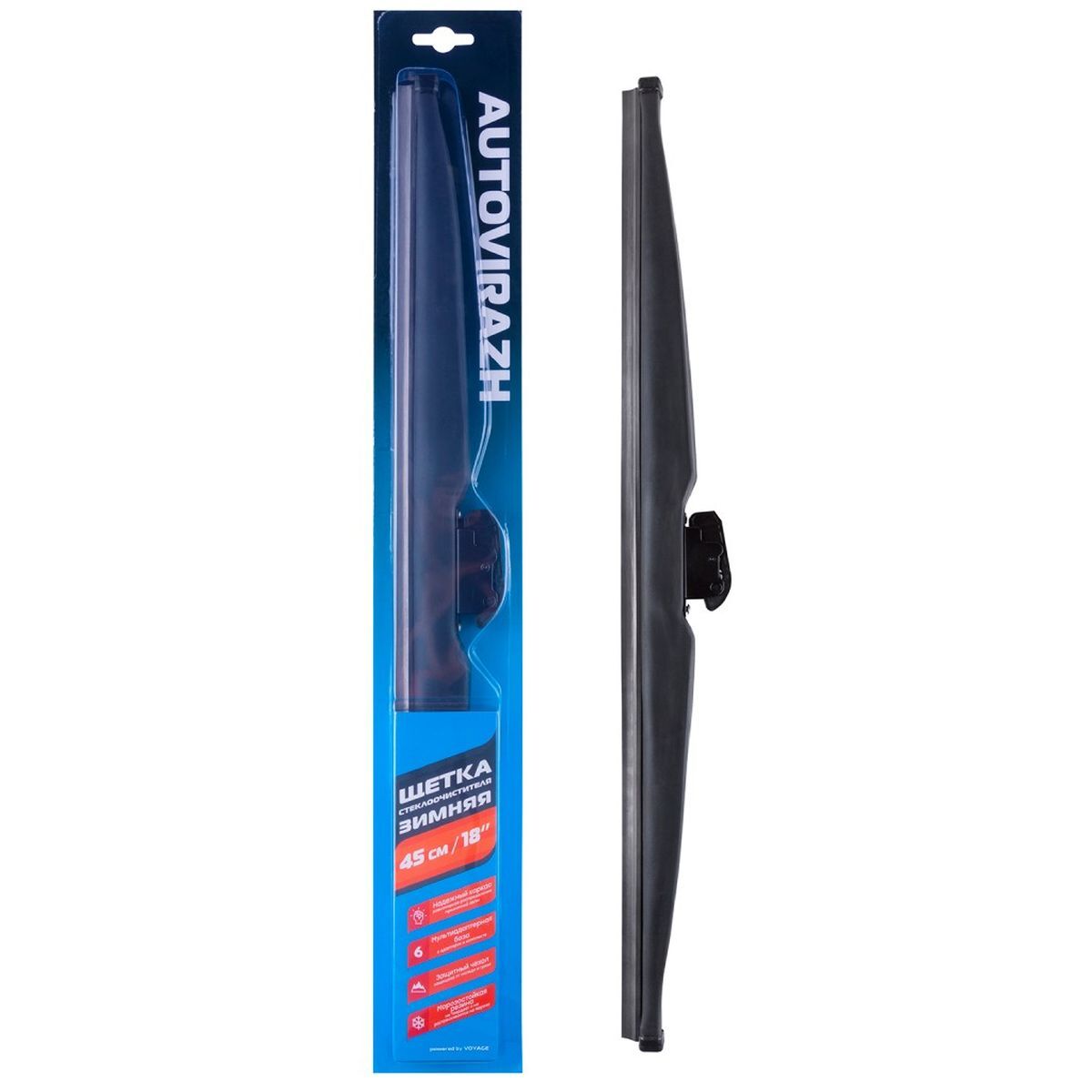 Щетка стеклоочистителя Autovirazh, AV-350W, 45 см/18", зимняя, AV-001833, AV-001833sv.av
Щетка стеклоочистителя Autovirazh, AV-350W, 45 см/18", зимняя, AV-001833, AV-001833sv.av