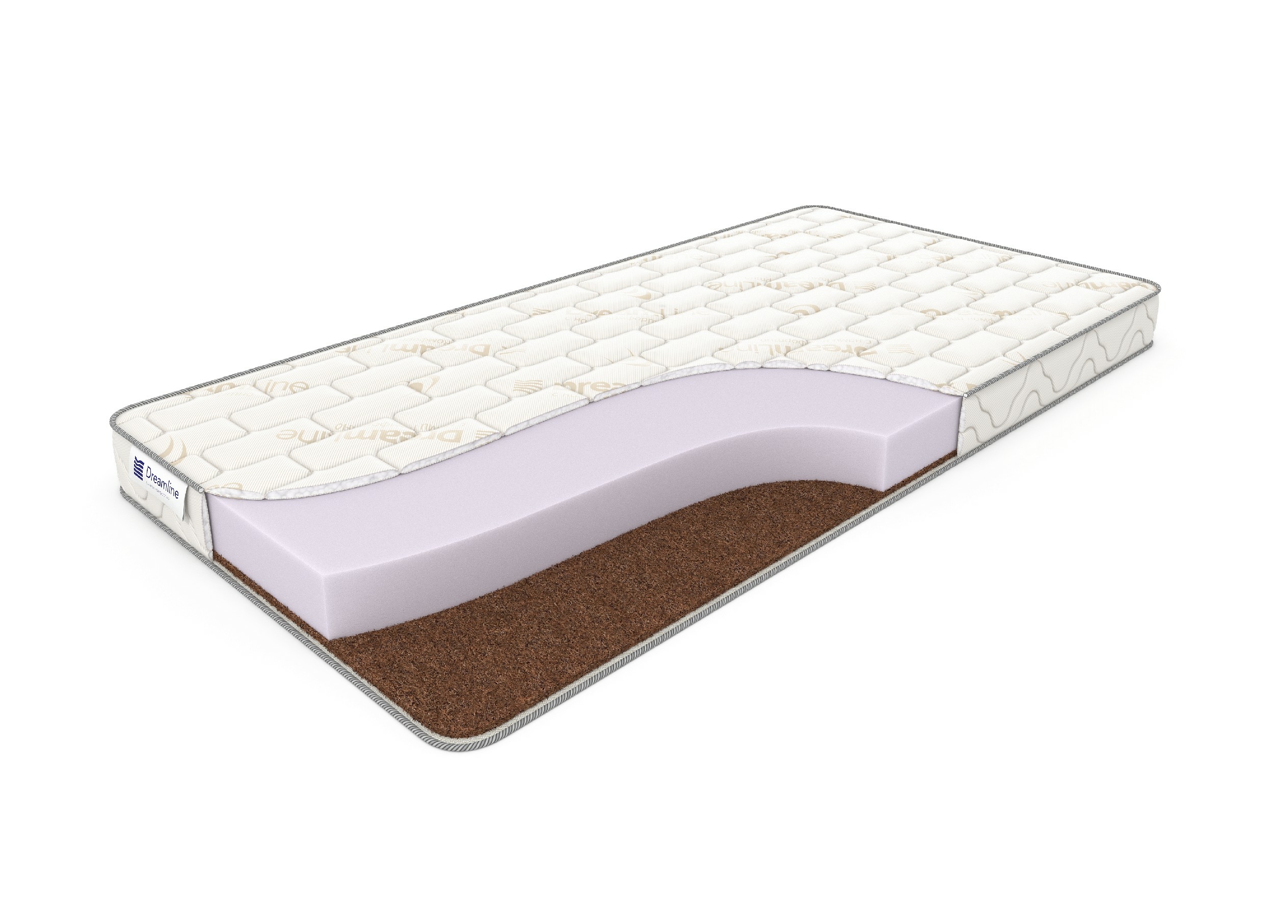 Матрас Dreamline DreamRoll Hard Foam Roll Cocos 11 145х215, Бежевый;белый;серый;серебристый, Foam Roll Cocos 11
Матрас Dreamline DreamRoll Hard Foam Roll Cocos 11 145х215, Бежевый;белый;серый;серебристый, Foam Roll Cocos 11