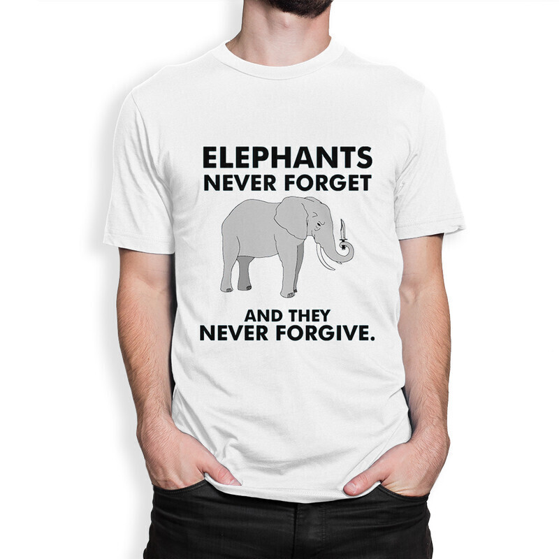 Футболка мужская Dream Shirts белая XL, Слоны никогда не забывают и никогда не прощают 1000169222
Футболка мужская Dream Shirts белая XL, Слоны никогда не забывают и никогда не прощают 1000169222