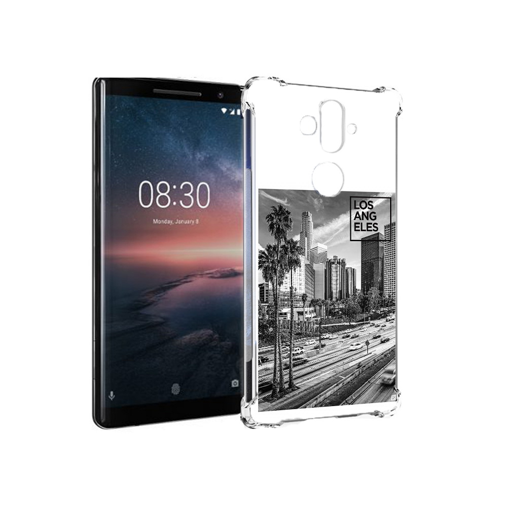 Чехол MyPads Tocco для Nokia 8 Sirocco черно белый лос анджелес (PT101581.91.685), Прозрачный, Tocco
Чехол MyPads Tocco для Nokia 8 Sirocco черно белый лос анджелес (PT101581.91.685), Прозрачный, Tocco
