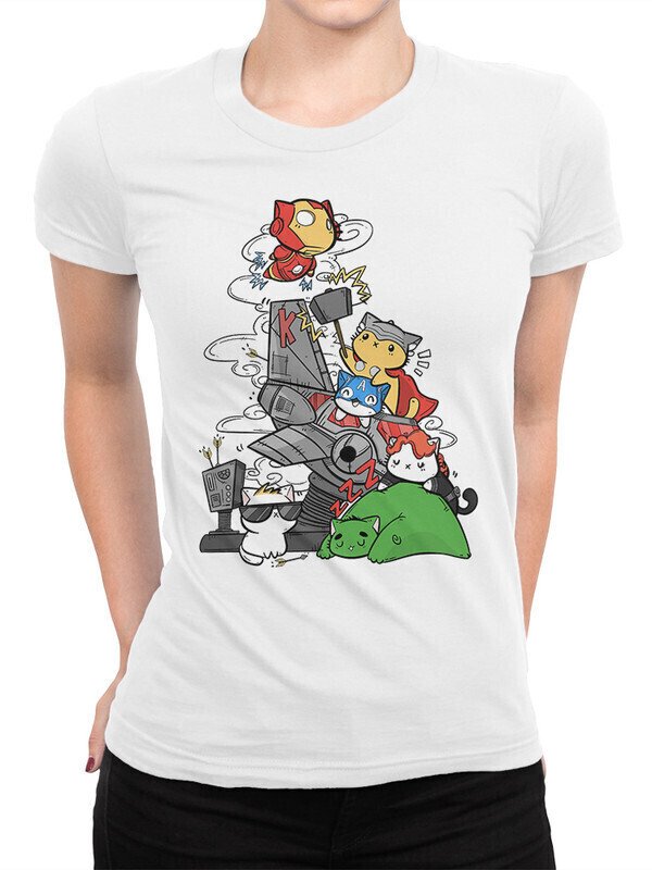 Футболка женская Dream Shirts Супергеройские коты Женская 10010871 белая XL, Супергеройские коты Женская 10010871
Футболка женская Dream Shirts Супергеройские коты Женская 10010871 белая XL, Супергеройские коты Женская 10010871